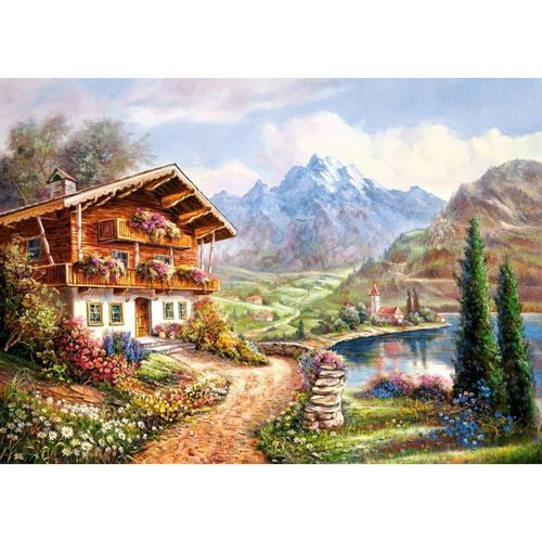 High Country Retreat, Puzzle 2000 Parties -  Castorland C-200511-2