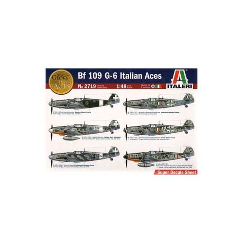 Messerschmit Bf 109g-6 As Italiens - Maquette D'avion Italeri It2719-Italeri