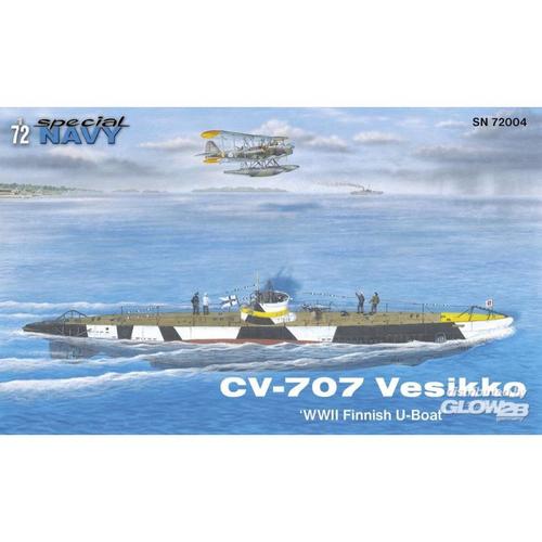 Cv 707 Vesikko Sous-Marin Finlandais De La Seconde Guerre Mondiale - Maquette De Bateau Mpm 7632004-Mpm