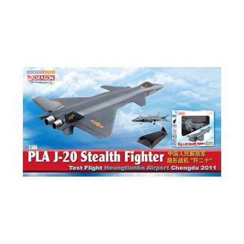 J-20 Stealth Fighter Test Flight Heungtianba Airpo - Miniature D'avion Dragon Dw51030-Dragon