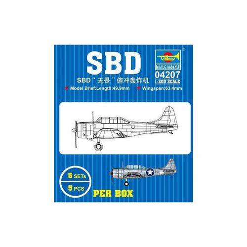 Douglas Sbd Dauntless (5 In Box) - Trumpeter Tu04207-Trumpeter-Trumpeter