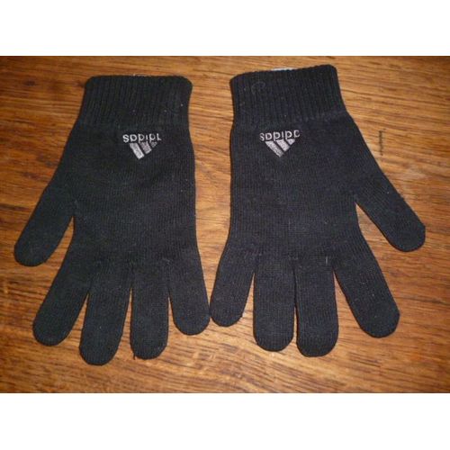 Paire De Gants En Laine Noire Adidas