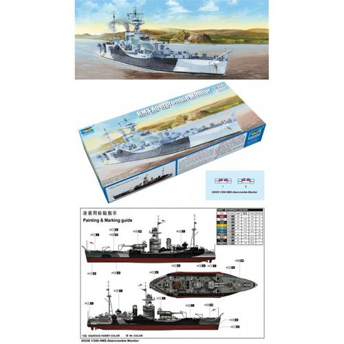 Hms Abercrombie Monitor Class - Maquette De Bateau Trumpeter Tu05336-Trumpeter