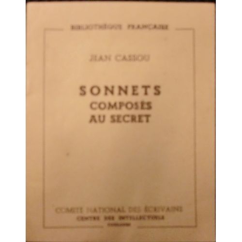 Sonnets Composés Au Secret
