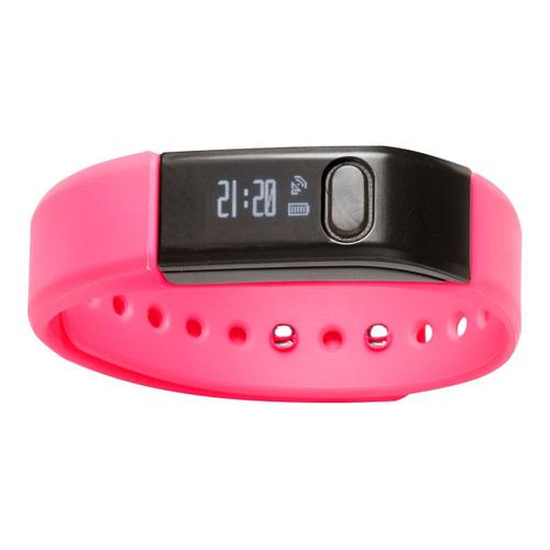 Denver Bfa 10 - Suivi D'activités Avec Bande - Rose - Affichage 0.49" - Monochrome - Bluetooth - 22 G