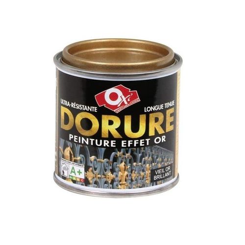 OXYTOL PEINTURE FER DORURE VIEIL OR 3285820001810 OXI BRICOLAGE RENOVATION POT 125ML GRILLE PRO COMASOUND KARTEL CSK ONLINE
