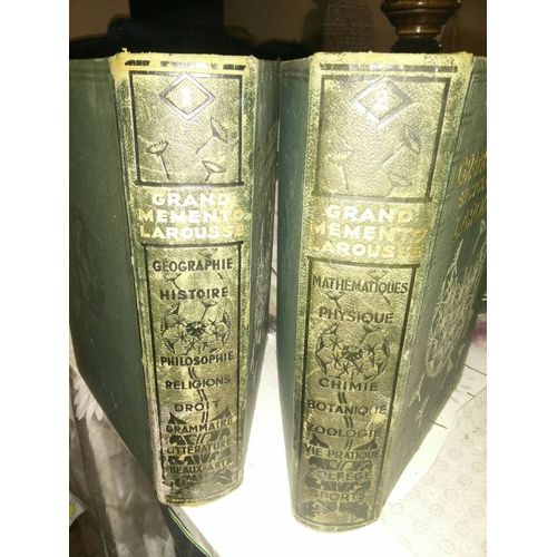 Grand Memento Encyclopédique Larousse. 2 Tomes. 1936-1937