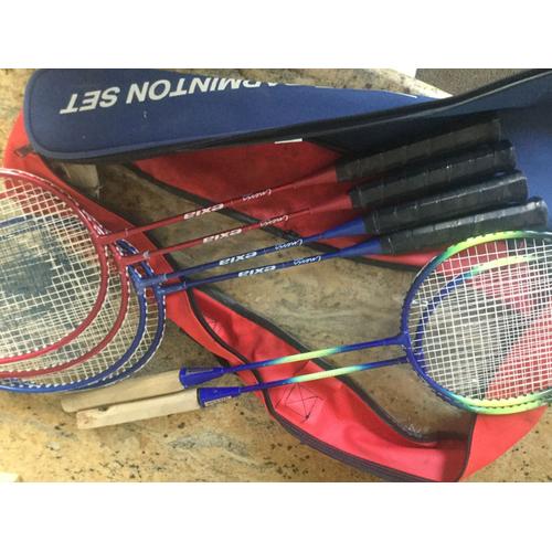 Badminton 6 Raquettes Avec Housse