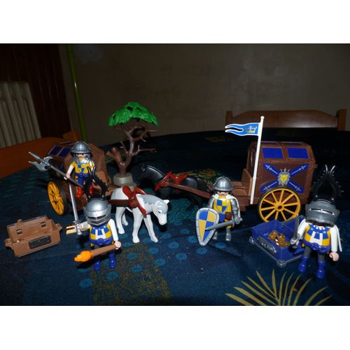 Gros Lot Playmobils Chevaliers Du Tresor