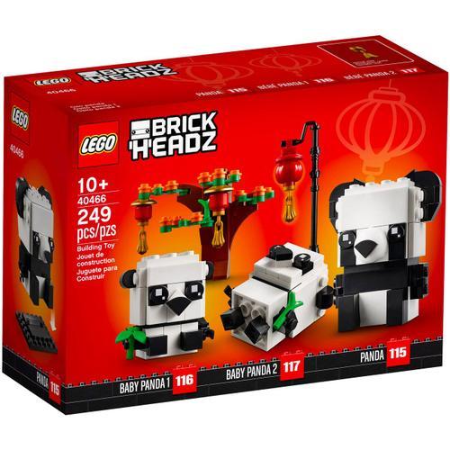 Lego Brickheadz - Les Pandas Du Nouvel An Chinois - 40466
