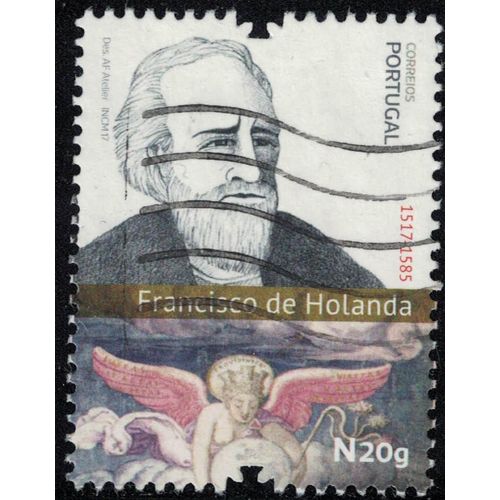 Portugal 2017 Oblitéré Used Peintre Architecte Francisco De Holanda Su