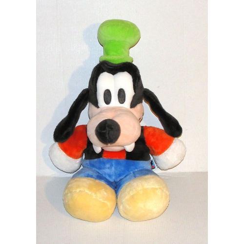 Peluche Dingo Nicotoy Chapeau Vert Doudou Chien Dingo Disney 42 Cm