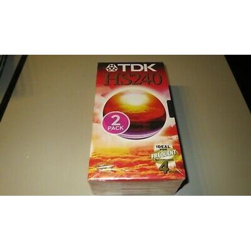 TDK HS240 pack de 2 VHS