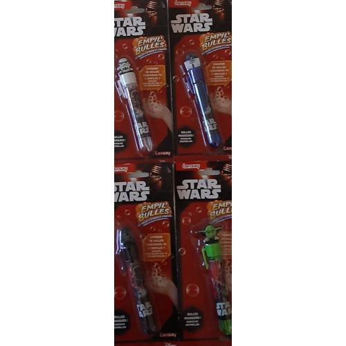 Lot Star Wars 4 Empil Bulles