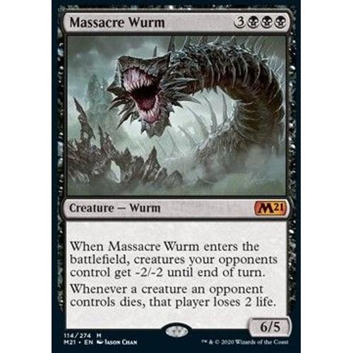 Guivre Du Massacre - Édition De Base 2021 - Massacre Wurm - M - Magic Mtg - Foil / Premium