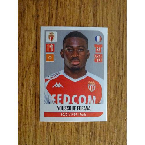 Image N°282 Panini Foot 2021 - Youssouf Fofana -Monaco-