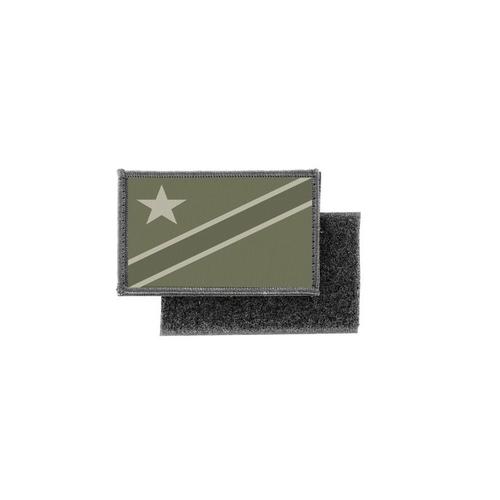 Patch ecusson imprime camo camouflage badge drapeau congo rdc