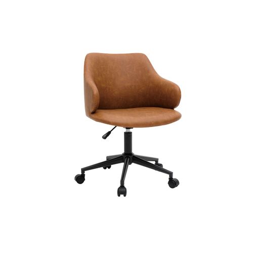 Fauteuil De Bureau Moderne Marron Hemmy