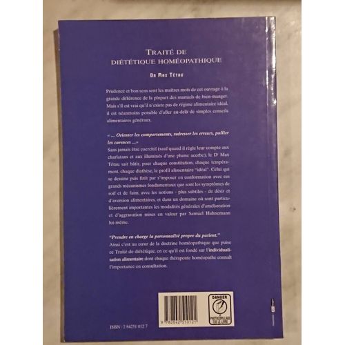 Traité De Diététique Homéopathique