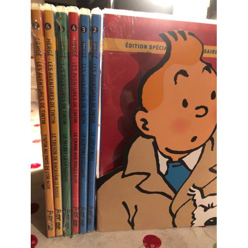7 Mini Dvd Neuf Sous Scello Tintin Edition Spéciale 77e Anniversaire : -