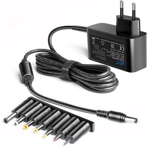 15V 2A Universal Charger Power Supply,5.5 x 2.1 mm,6.5 x 4.4 mm,6.5 x 3 mm,5.5 x 2.5 mm,4.8 x 1.7 mm,5.5 x 3.5 mm. 18 in dc 15V AC Adapter (15V 1A 0.8A 0.5A Compatible)