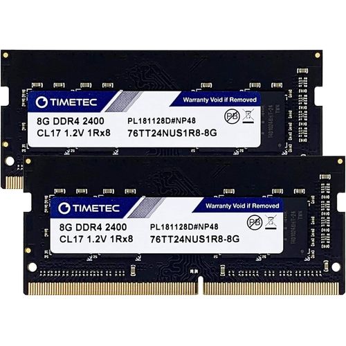 16 Go KIT (2x8 Go) DDR4 2400MHz PC4-19200 Non-ECC sans Tampon 1.2V CL17 1Rx8 Rang Unique 260 Broches SODIMM Ordinateur Portable PC Ordinateur mmoire RAM Module Mise  Niveau