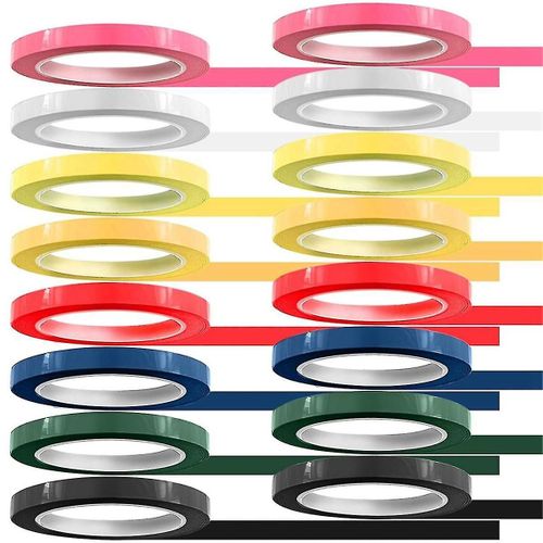 16 Rouleaux De Ruban Adhsif Pour LIdentification Des Instruments, 216 Pi/L X 0,4 Po/L Couleurs Ruban Autoclave - Autocl