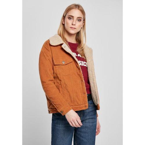 Veste Femme Oversize Sherpa Corduroy (Grandes Tailles)