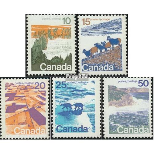 Canada 506a-510a (Complète Edition) Neuf Avec Gomme Originale 1972 Paysages