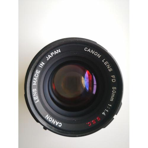 Canon FD 50 mm 1.4 SSC