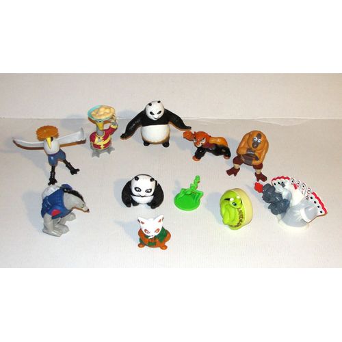 Kung Fu Panda Film N°2 Lot De 11 Figurines Macdo 2011