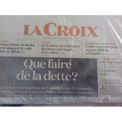 Journal La Croix Du 18 Janvier 2021
