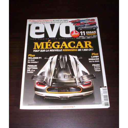 Evo 89 - Mégacar : Koenigsegg One:1 - Ferrari Daytona Gr.4 - Mc Laren P1 - Lamborghini Huracán