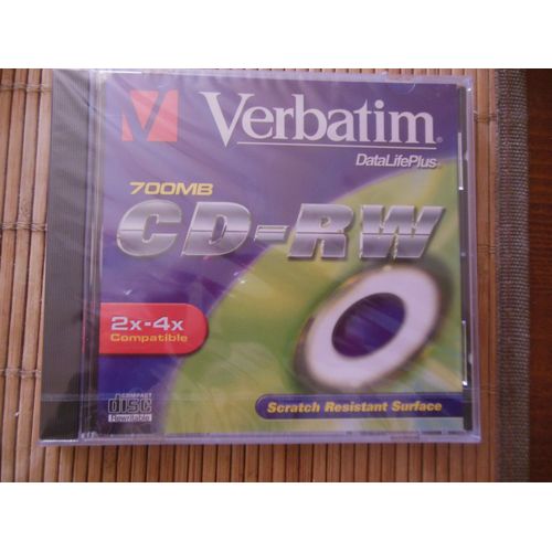 CD-RW Verbatim DataLifePlus 700MB 2x-4x