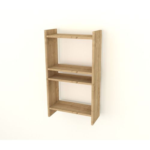 Bibliothèque 4 Étages Pera 90 Cm - Bois Naturel