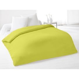 Housse De Couette 140x200 Cm Coton Uni Beige