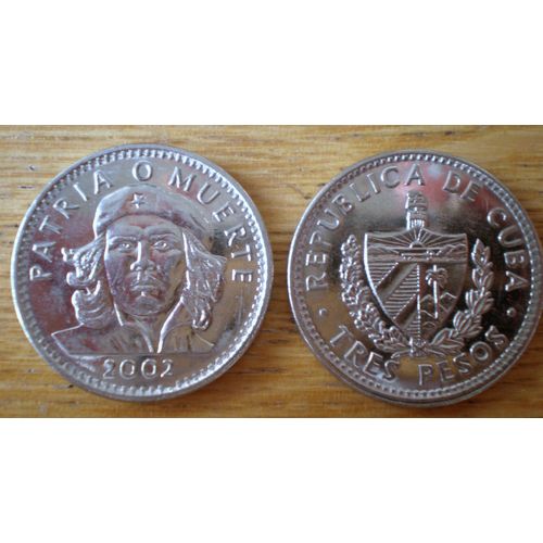 Piece Cuba 3 Pesos 2002 Che Guevara Peso