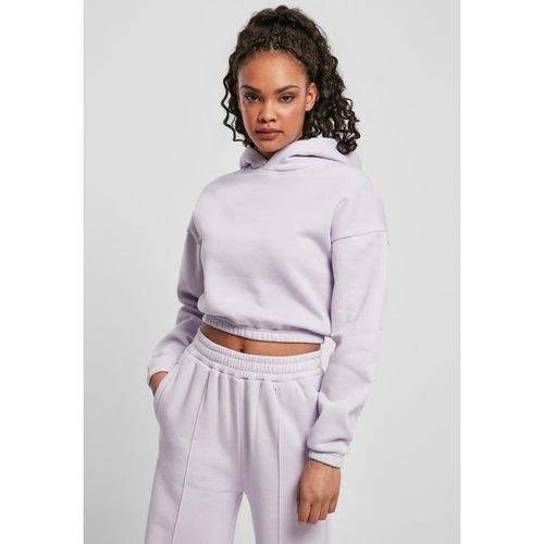 Sweatshirt À Capuche Femme Court Oversized