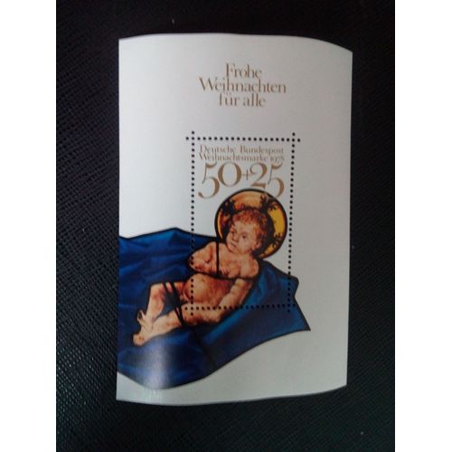 Timbre Allemagne/Rfa Yt 840 L'enfant Christ 1978 ( 200105 )