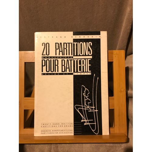 20 Partitions Manuscrites Pour Batterie Delire Et Utopie