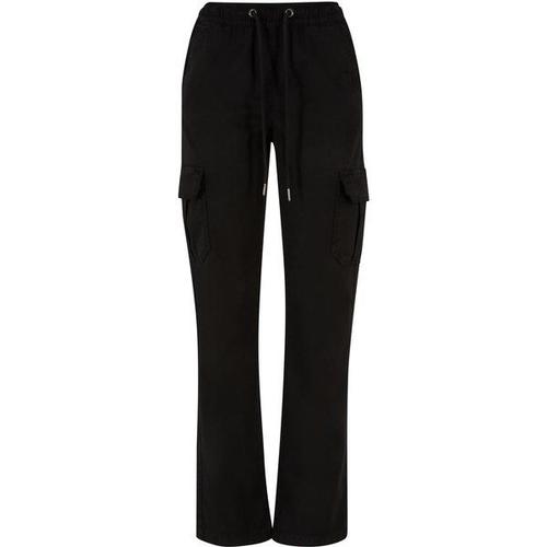 Pantalon Cargo Taille Haute Femme Twill