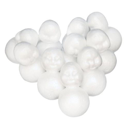 10x Boules Mousse De Styromousse En Polystyrène Décoration De Noël Artisant De Modélisme Diy