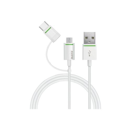 Leitz Complete - Kit câble USB - 2.1 A - blanc