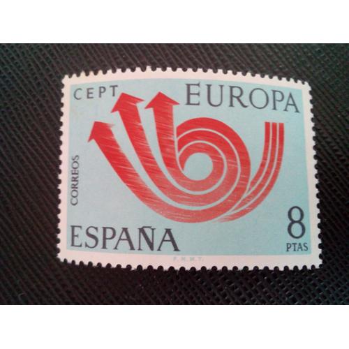 Timbre Espagne Yt 1780 Europa (C.E.P.T.) -Postal 1973 ( 210105 )