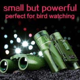 Jumelles Compactes 8x21 Avec Zoom - Portée Longue (3000m) - Optique Bak4 FMC Pour Chasse Et Sport