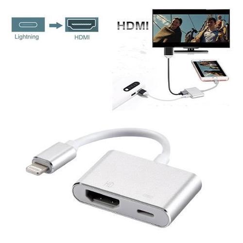 Adaptateur HDMI pour iPhone, adaptateur AV numérique 1080P pour