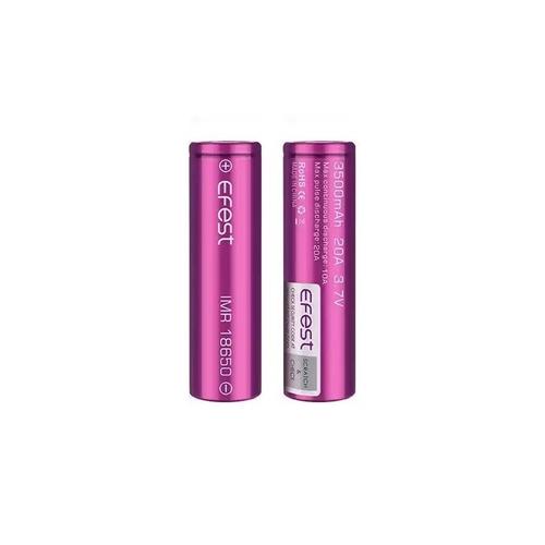 2x Accu EFEST IMR 18650 3500mAh 20A flat top