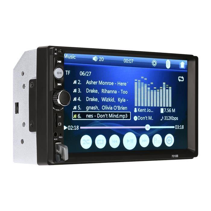 Generic Autoradio Mp5 Bluetooth USB HD 7pouces tactile écran caméra radio  mp3 voiture à prix pas cher