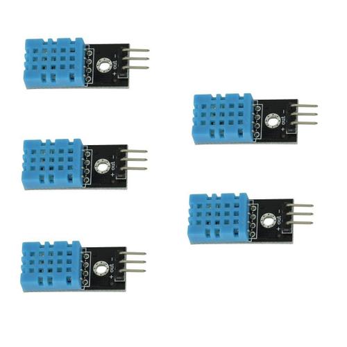 5 pièces Dht11 Module de Capteur D'humidité De Température Pour Arduino Framboise Pi 2 3