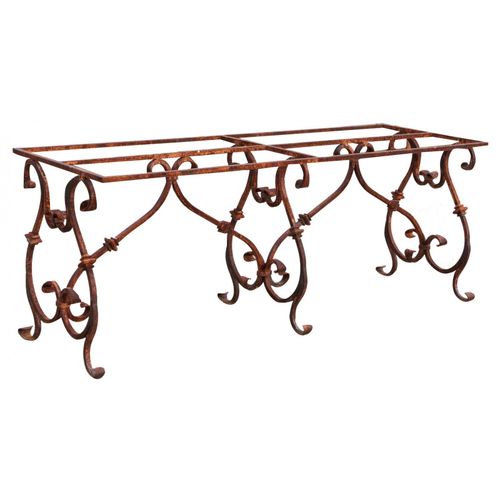 Base Table En Fer Forgé L200xpr70x74 Cm